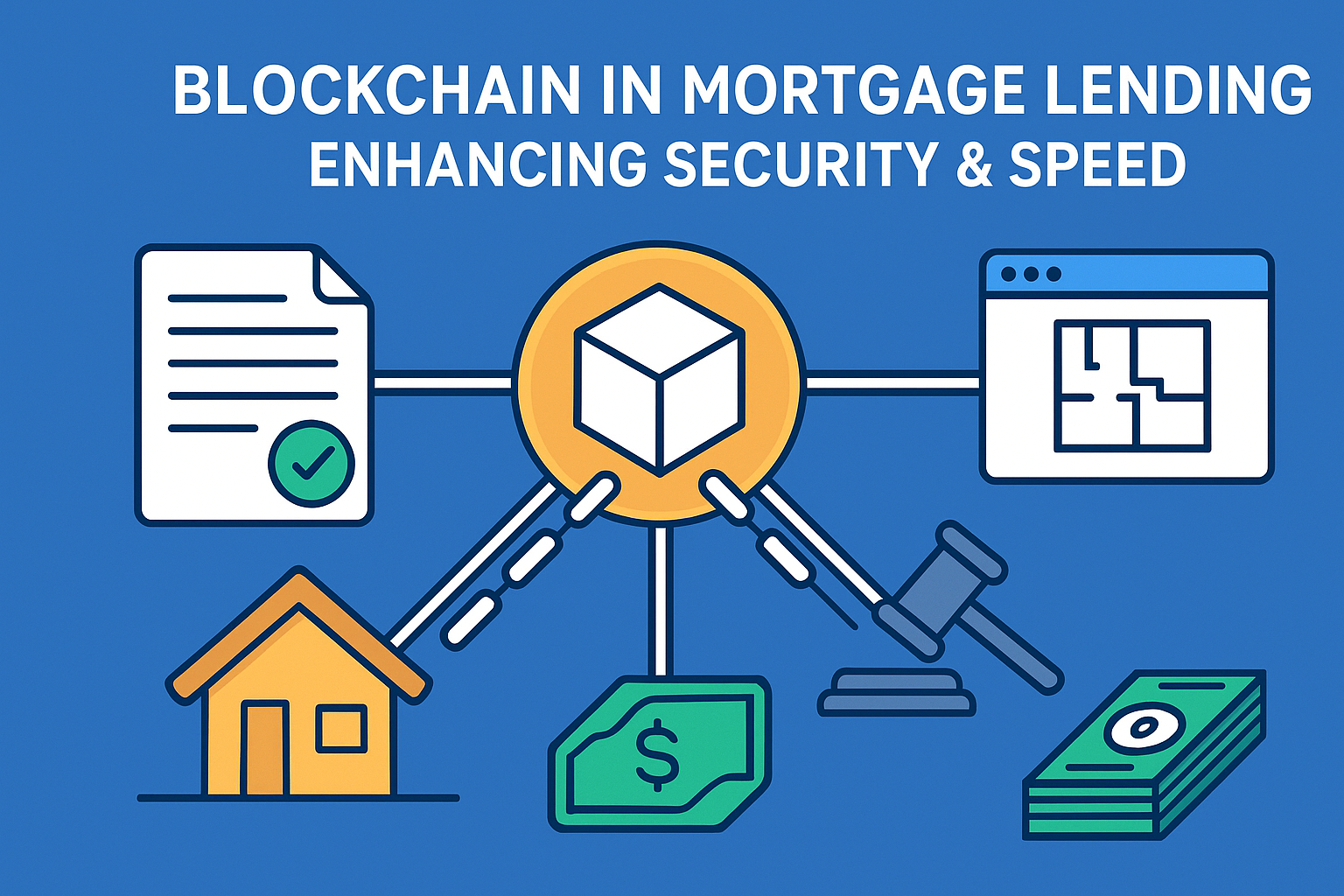 Blockchain in Mortgage Lending: Enhancing Security &amp; Speed