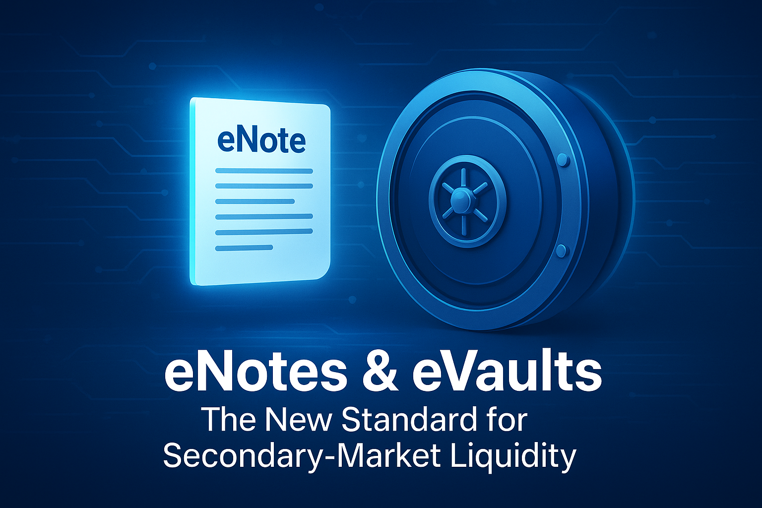 eNotes &amp; eVaults: The New Standard for Secondary-Market Liquidity 