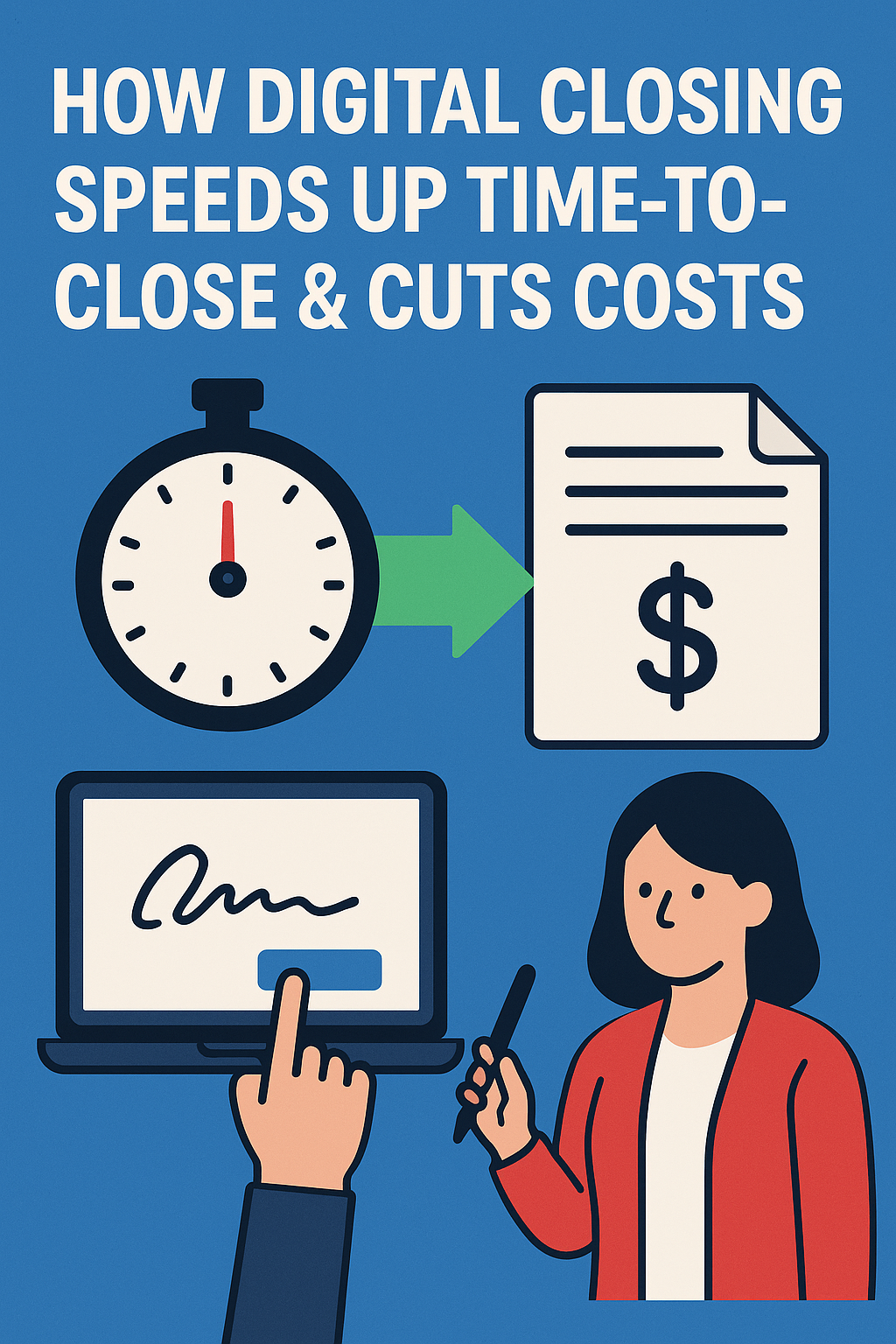 How Digital Closing Speeds Up Time-to-Close &amp; Cuts Costs