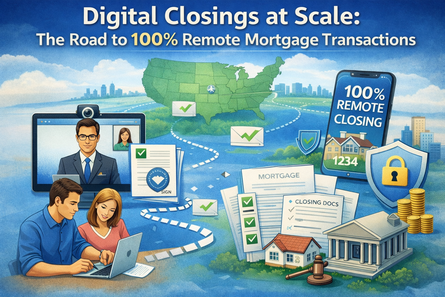 Digital Closings at Scale: The Road to 100% Remote Mortgage Transactions