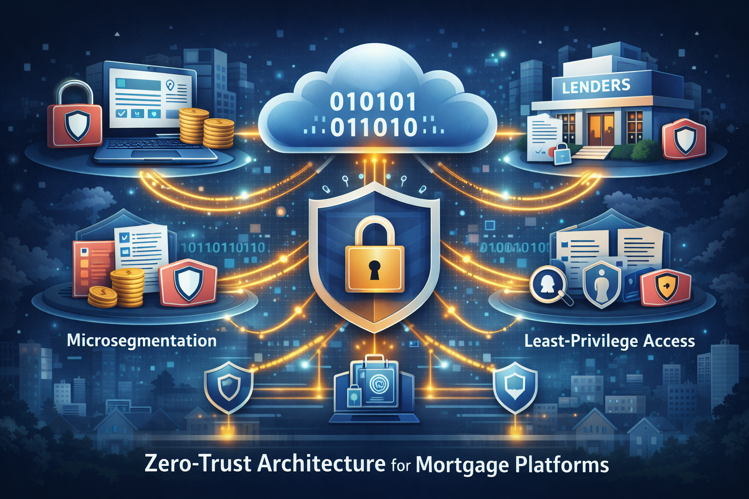 Zero-Trust Architecture for Mortgage Platforms