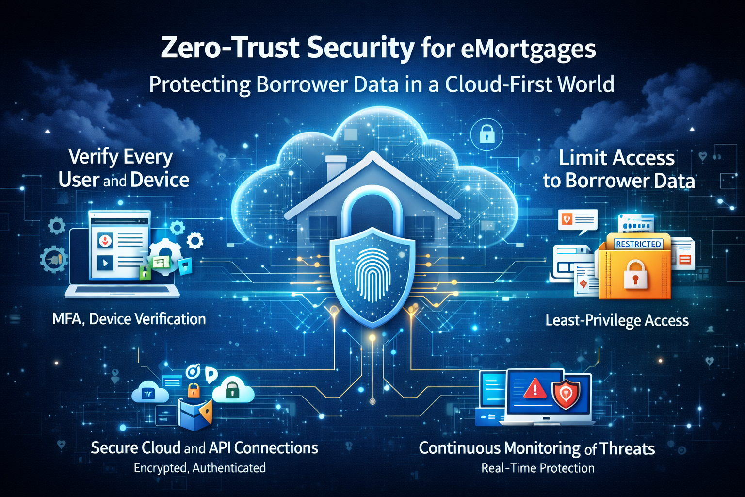Zero-Trust Security for eMortgages: Protecting Borrower Data in a Cloud-First World