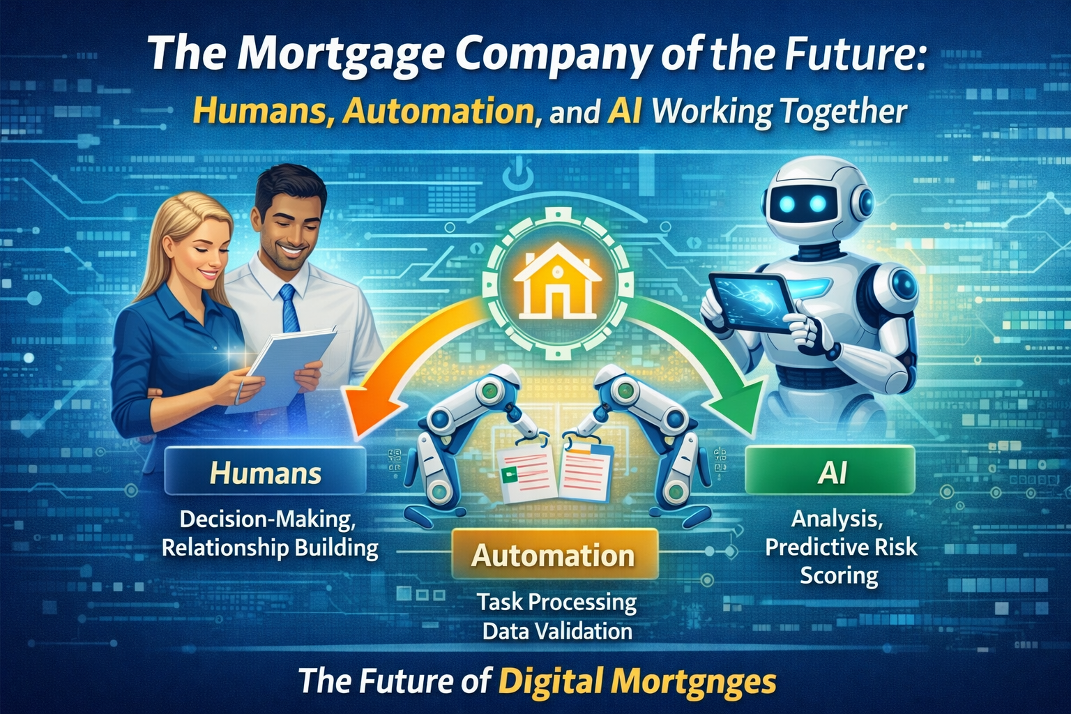 The Mortgage Company of the Future: Humans, Automation, and AI Working Together
