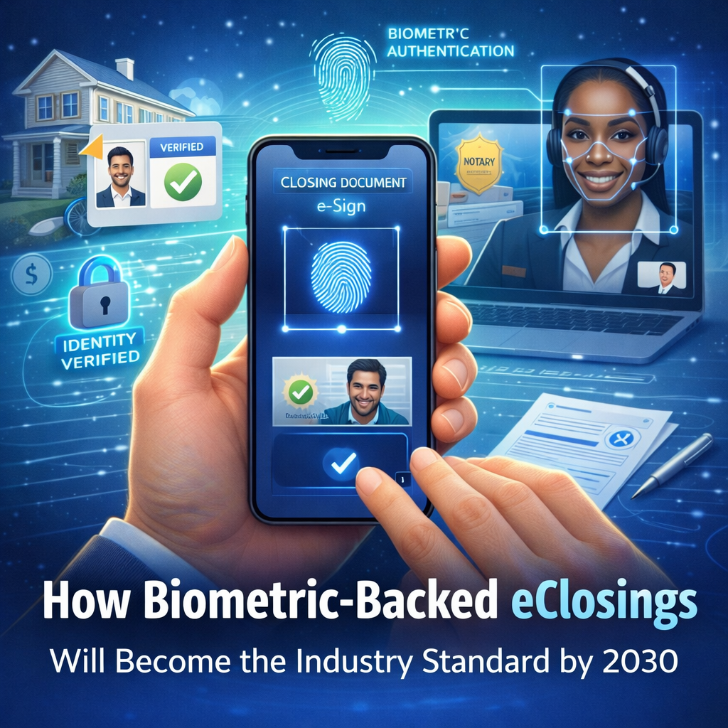 How Biometric-Backed eClosings Will Become the Industry Standard by 2030