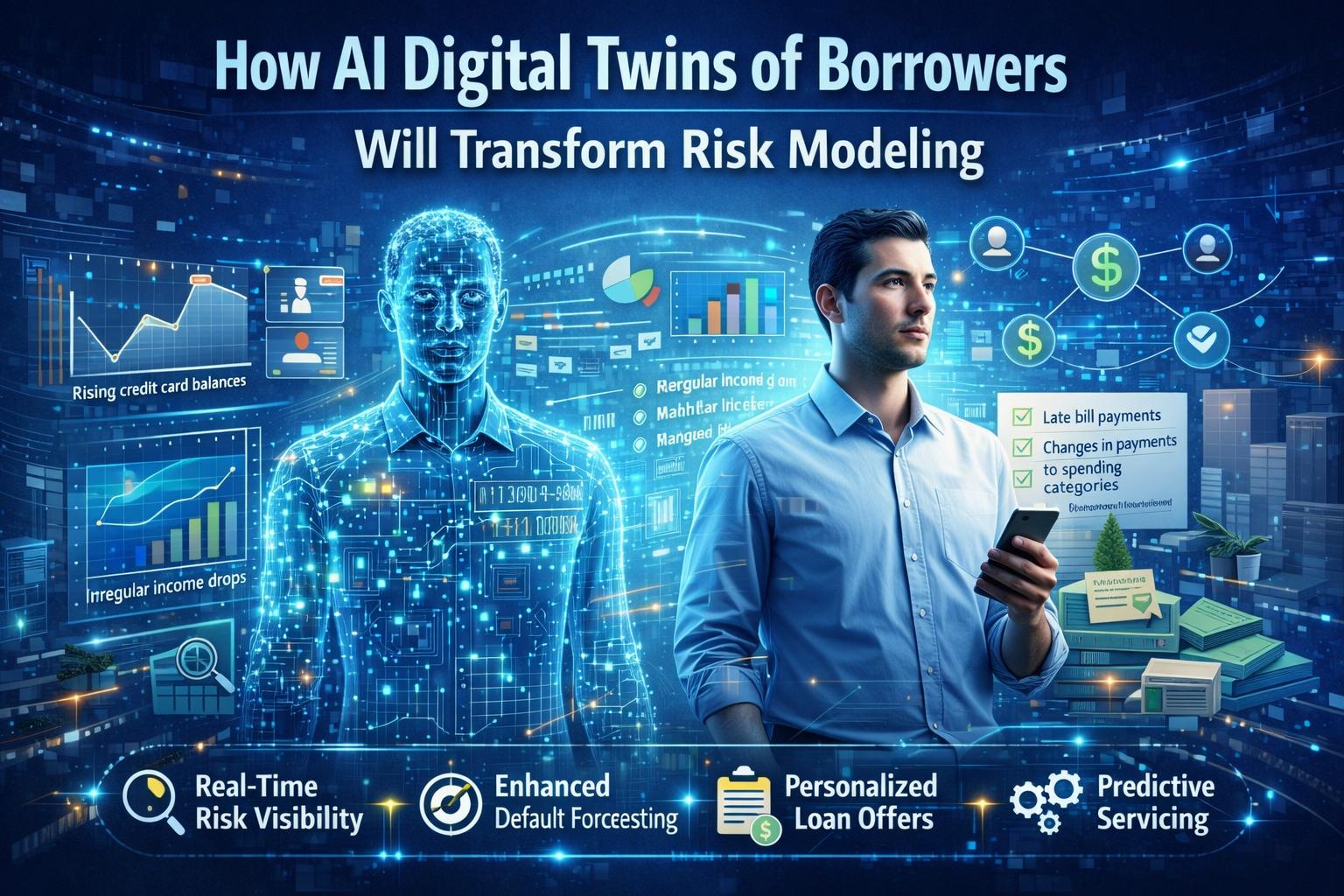 How AI Digital Twins of Borrowers Will Transform Risk Modeling