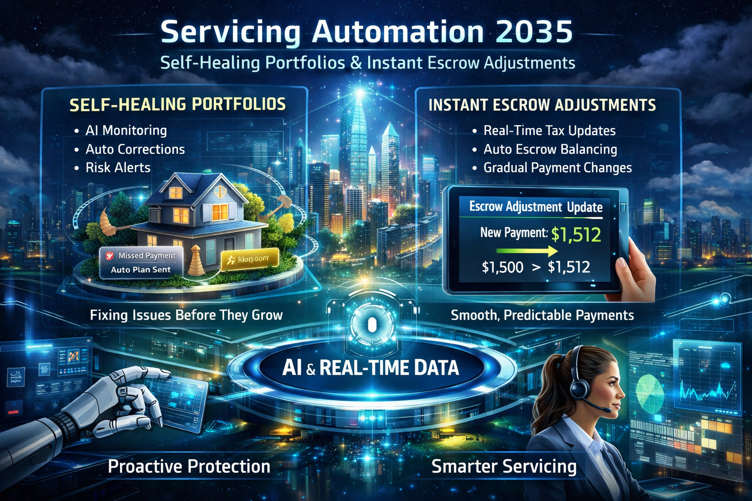 Servicing Automation 2035: Self-Healing Portfolios and Instant Escrow Adjustments