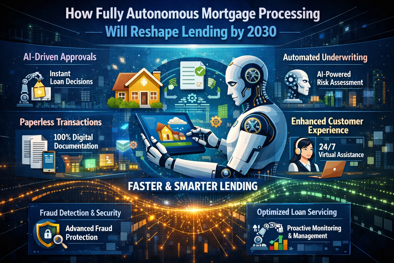 How Fully Autonomous Mortgage Processing Will Reshape Lending by 2030