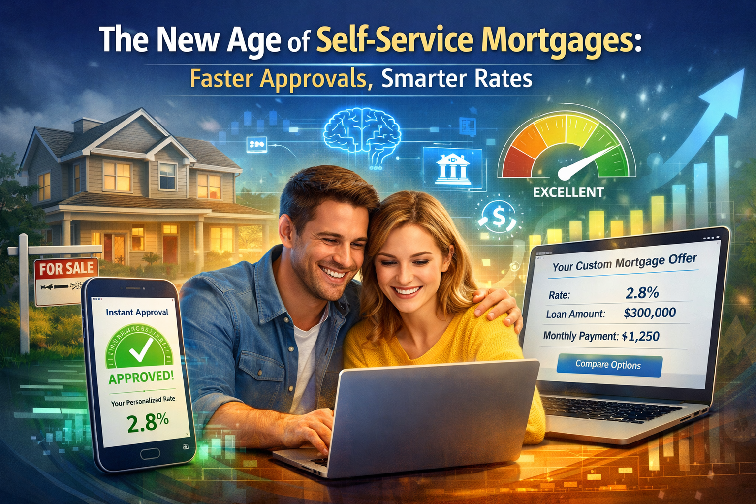 The New Age of Self-Service Mortgages: Faster Approvals, Smarter Rates