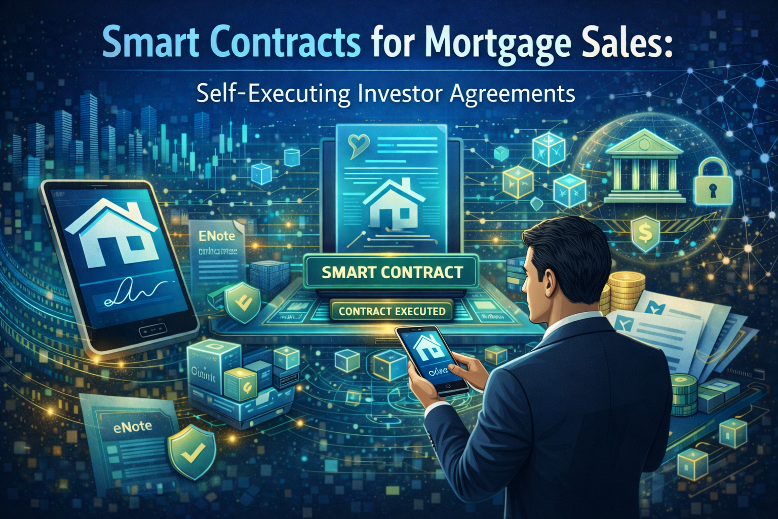 Smart Contracts for Mortgage Sales: Self-Executing Investor Agreements