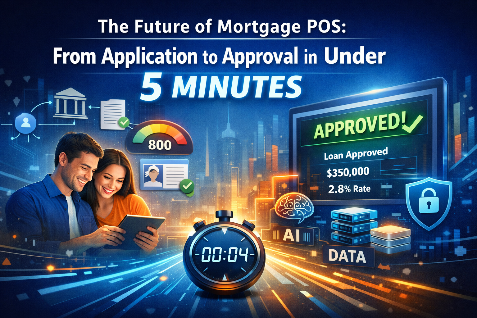 The Future of Mortgage POS Systems: From Application to Approval in Under Five Minutes