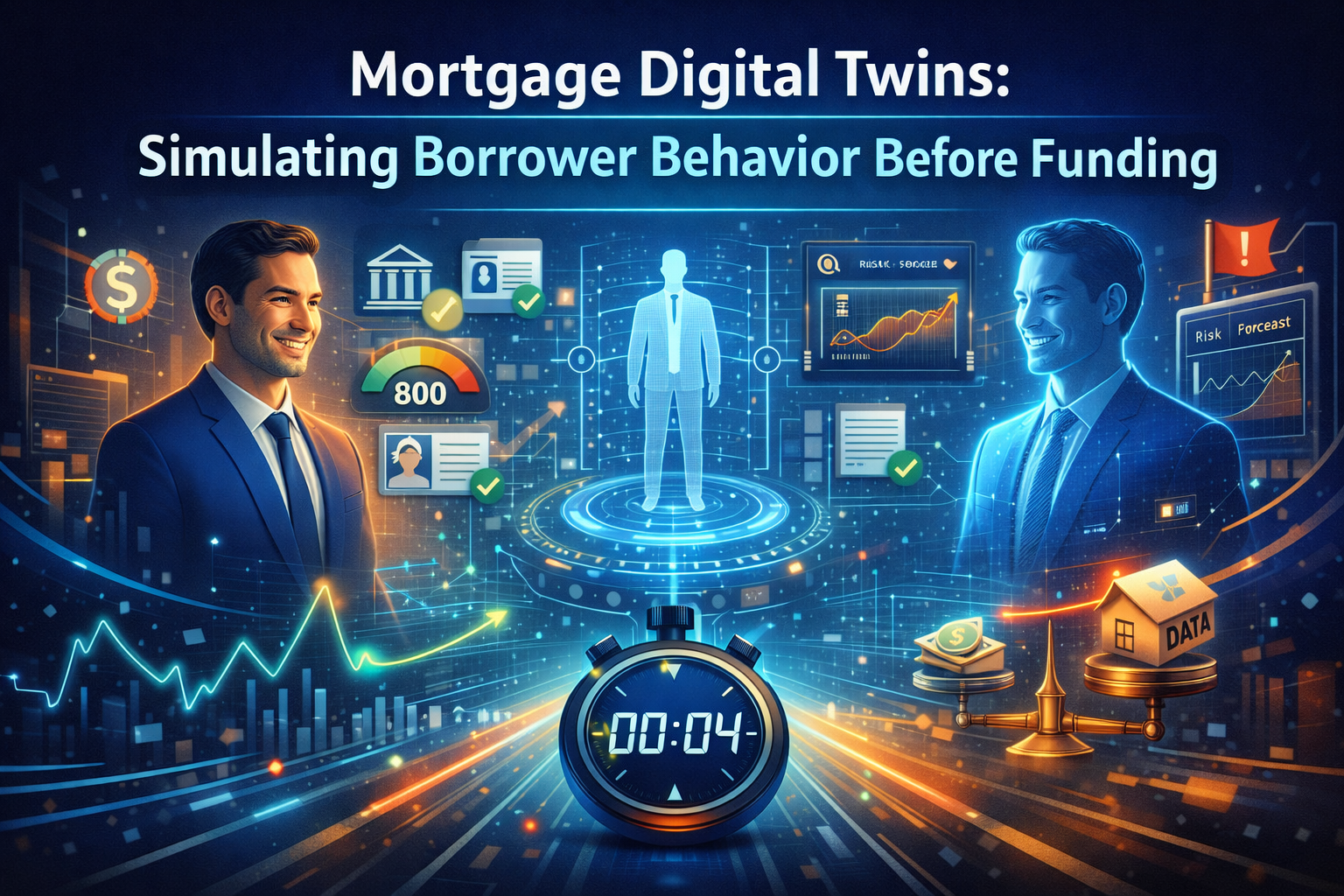 Mortgage Digital Twins: Simulating Borrower Behavior Before Funding