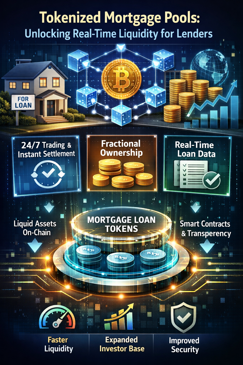 Tokenized Mortgage Pools: How Blockchain Will Unlock Real-Time Liquidity for Lenders