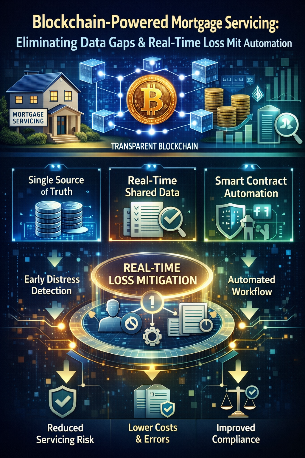Blockchain-Powered Mortgage Servicing: Eliminating Data Gaps and Real-Time Loss Mitigation Automation