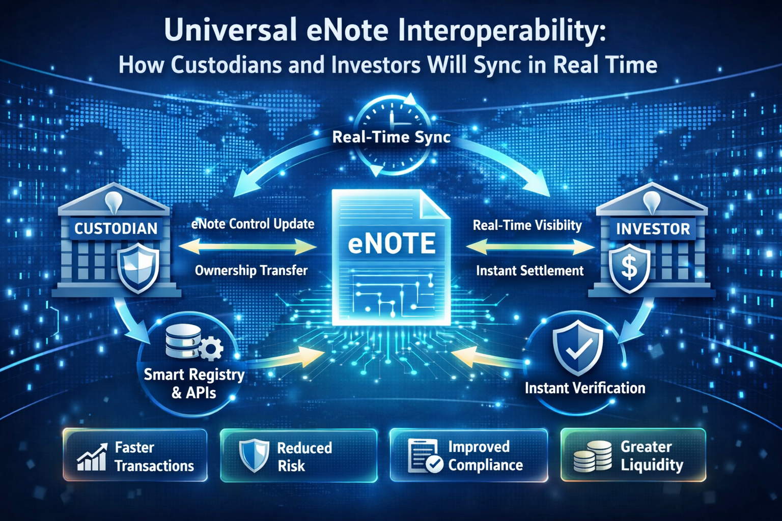 Universal eNote Interoperability: How Custodians and Investors Will Sync in Real Time