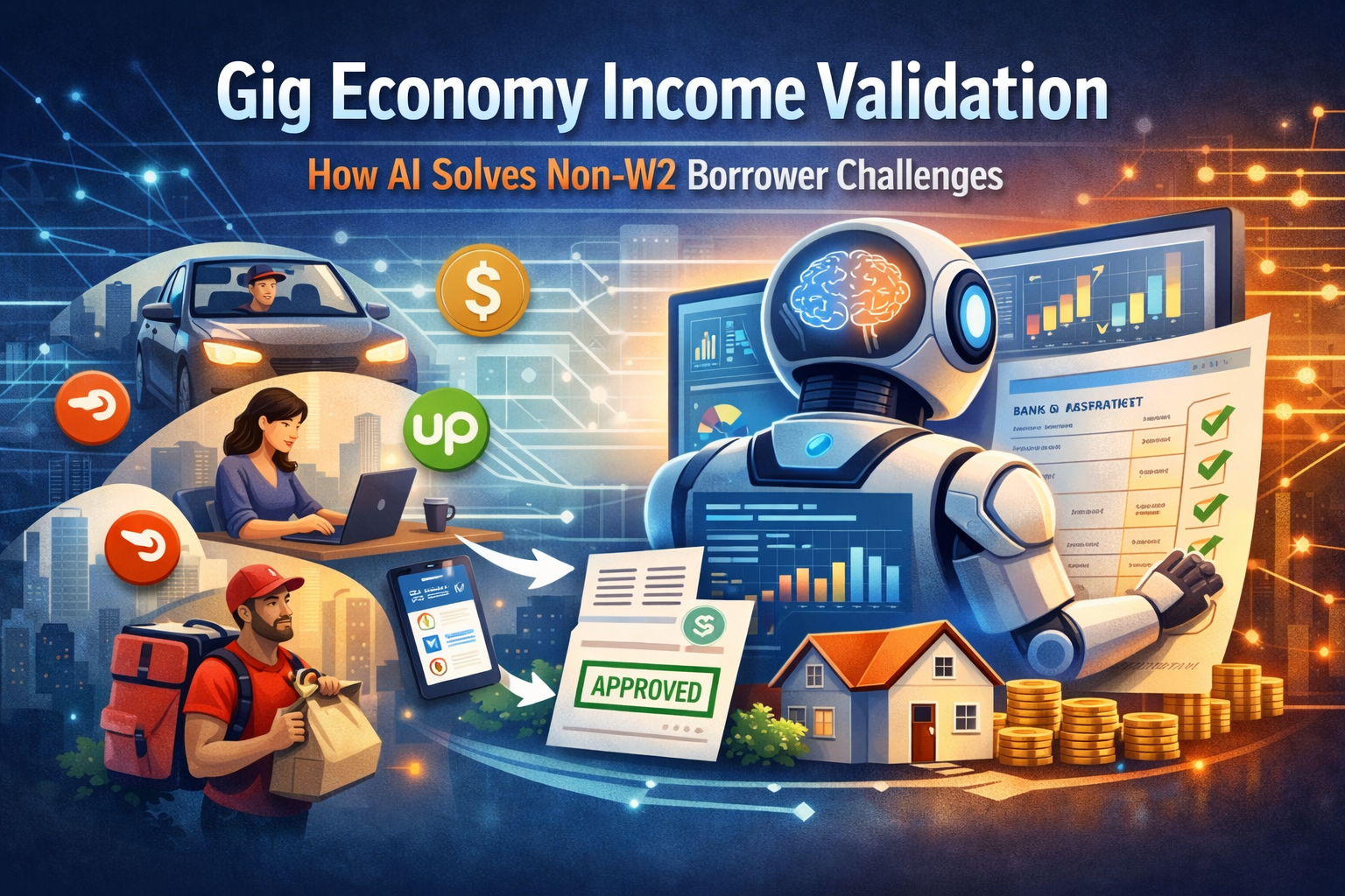 Gig Economy Income Validation: How AI Solves Non-W2 Borrower Challenges