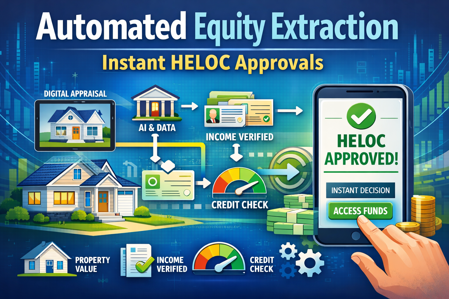 Automated Equity Extraction: Instant HELOC Approvals