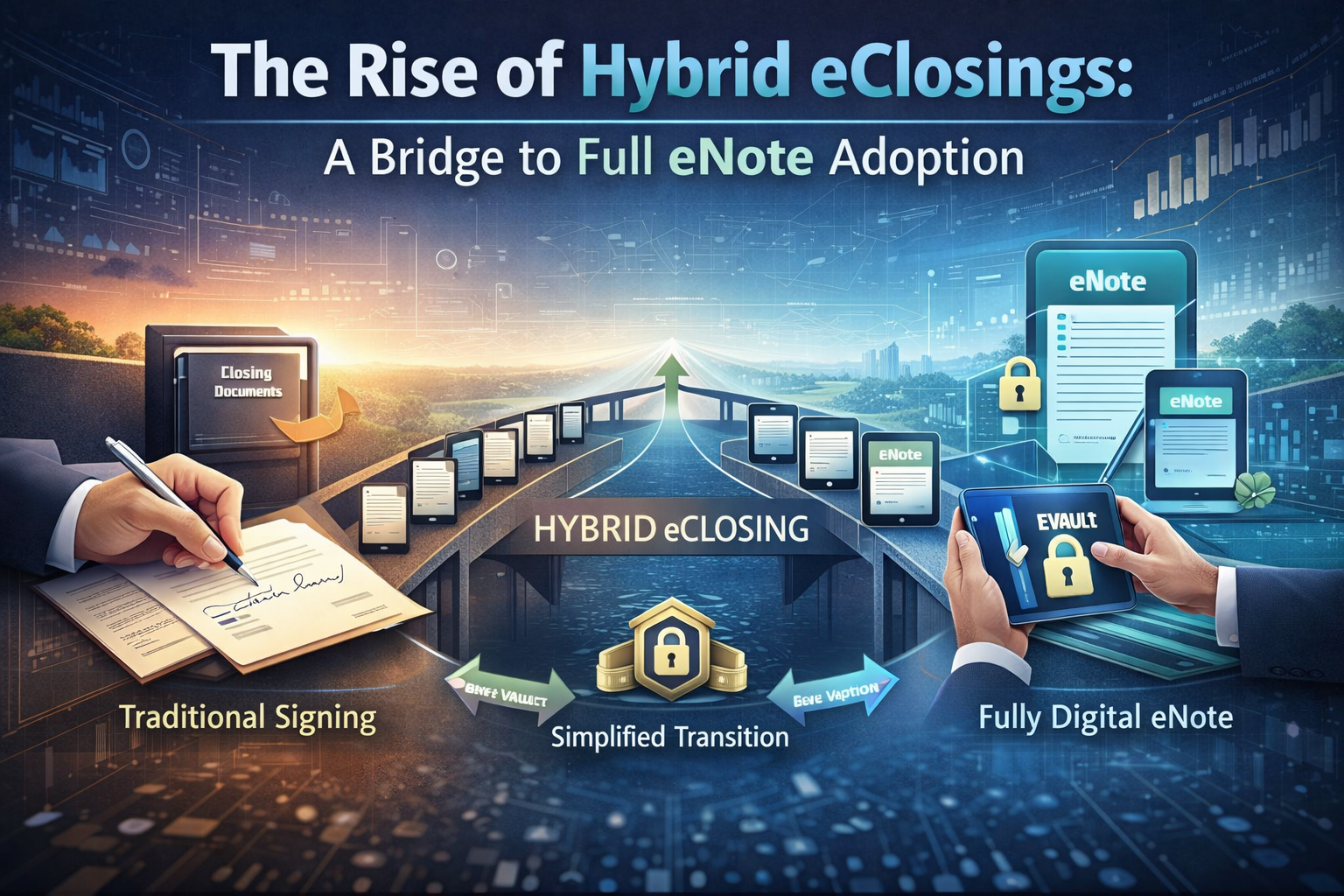 The Rise of Hybrid eClosings: A Bridge to Full eNote Adoption