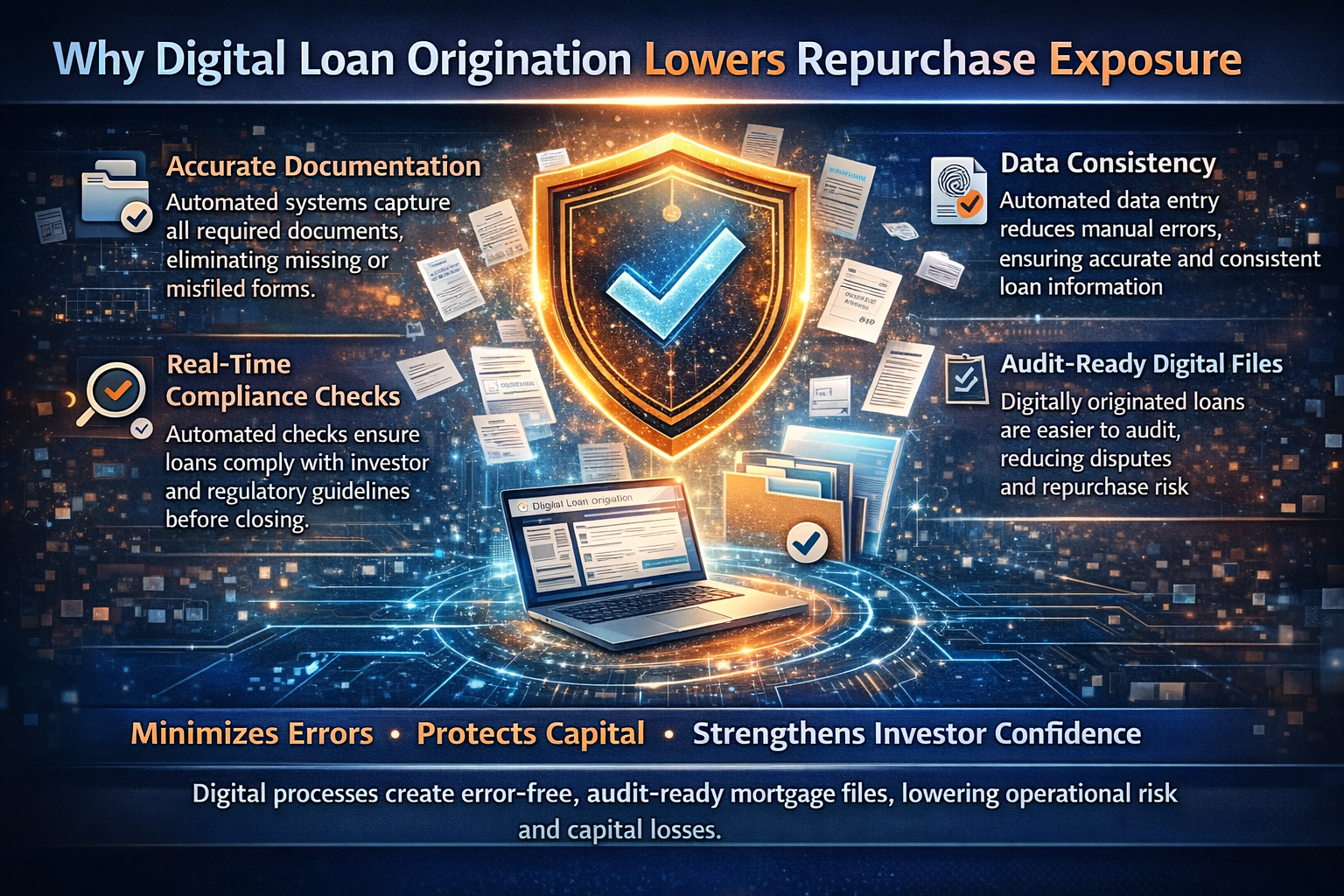 Why Digital Loan Origination Lowers Repurchase Exposure