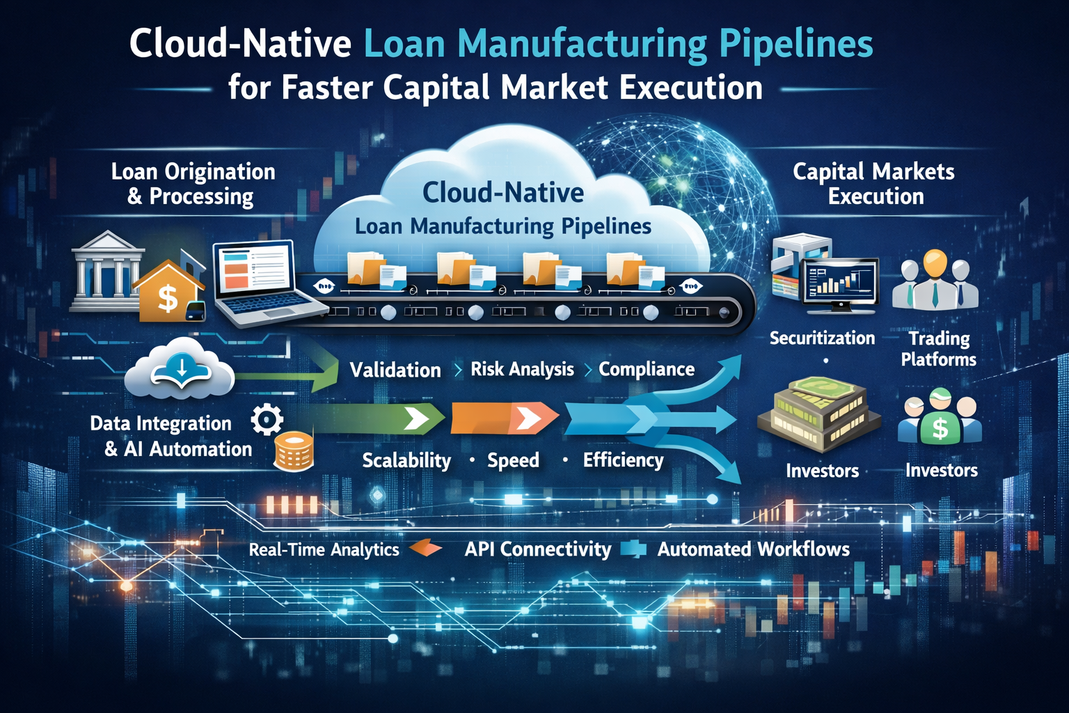 Cloud-Native Loan Manufacturing Pipelines for Faster Capital Market Execution