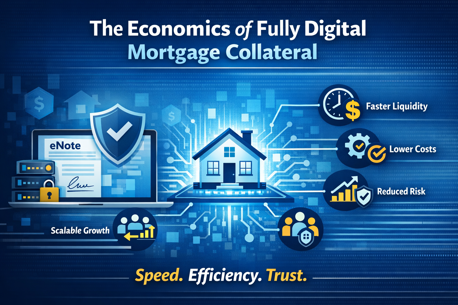 The Economics of Fully Digital Mortgage Collateral