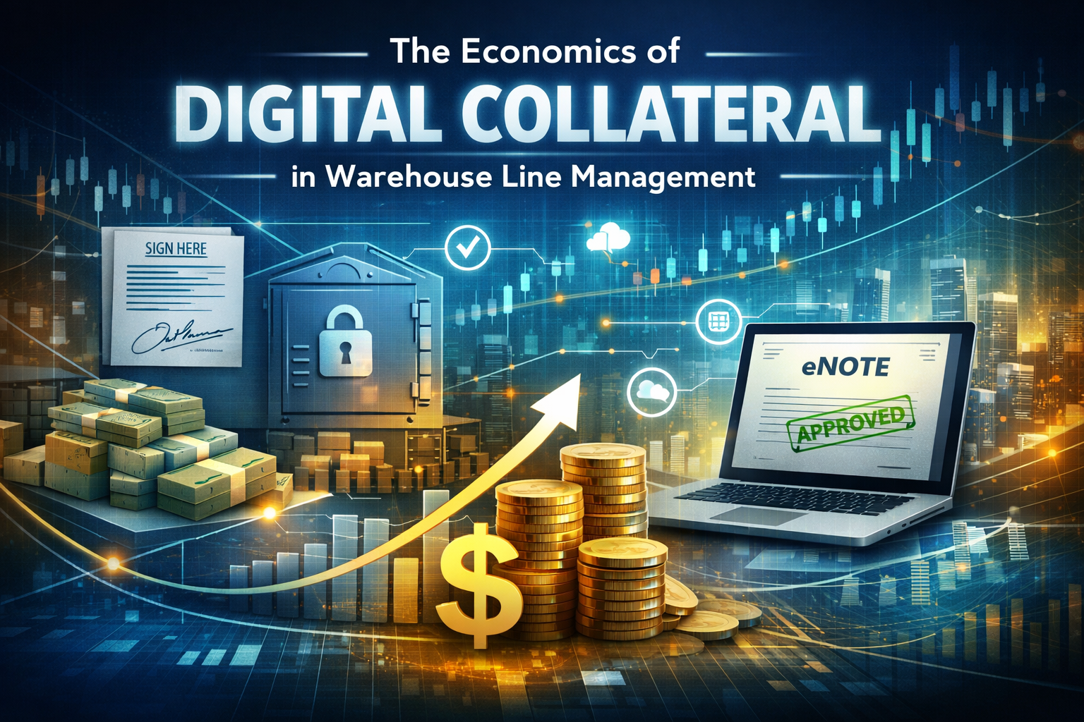 The Economics of Digital Collateral in Warehouse Line Management