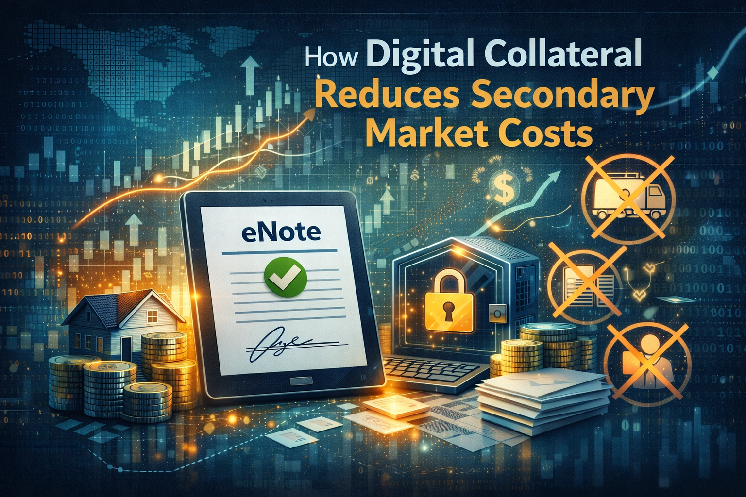 How Digital Collateral Reduces Secondary Market Costs