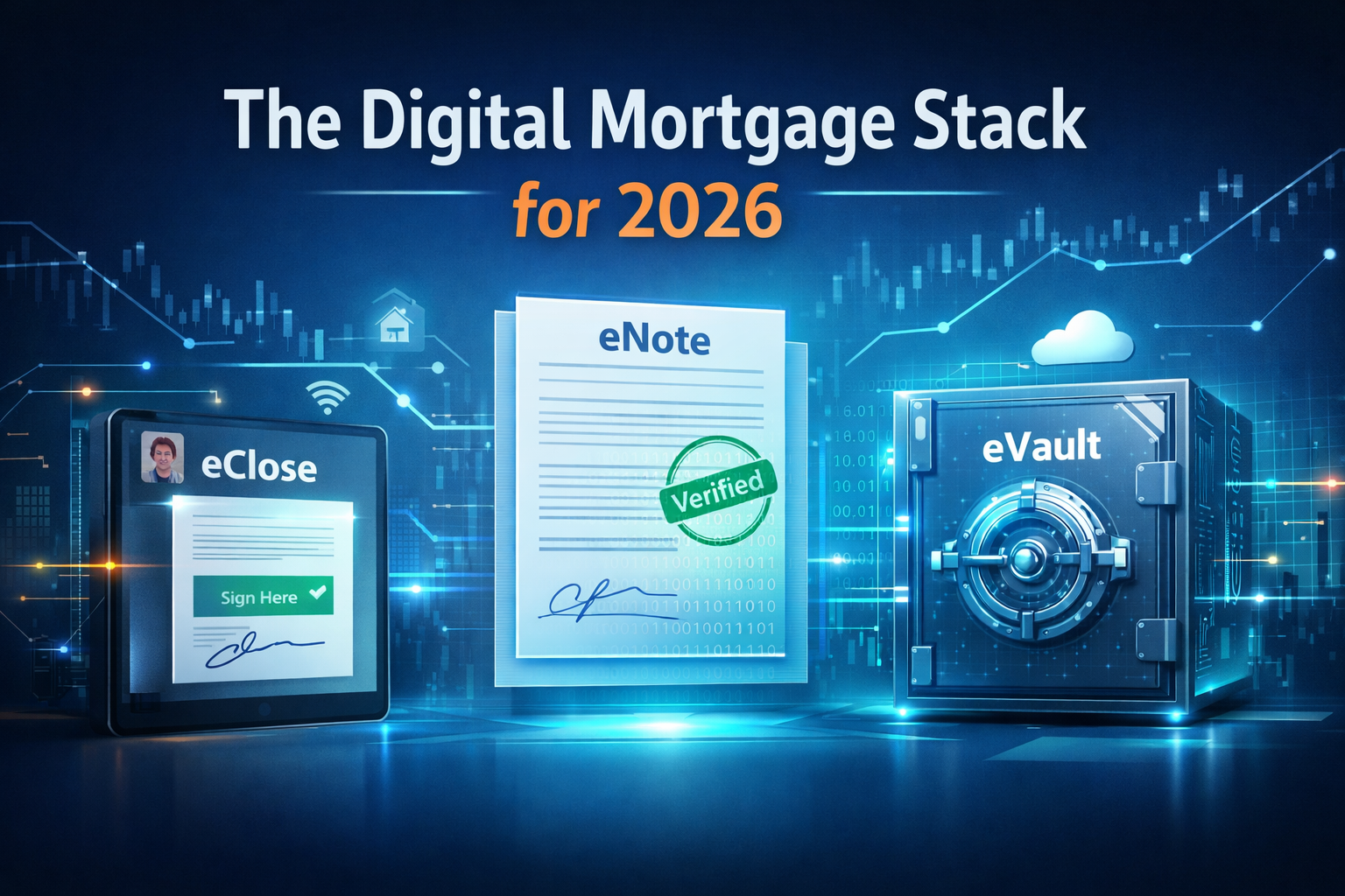The Digital Mortgage Stack Every Lender Needs in 2026: eClose, eNote &amp; eVault