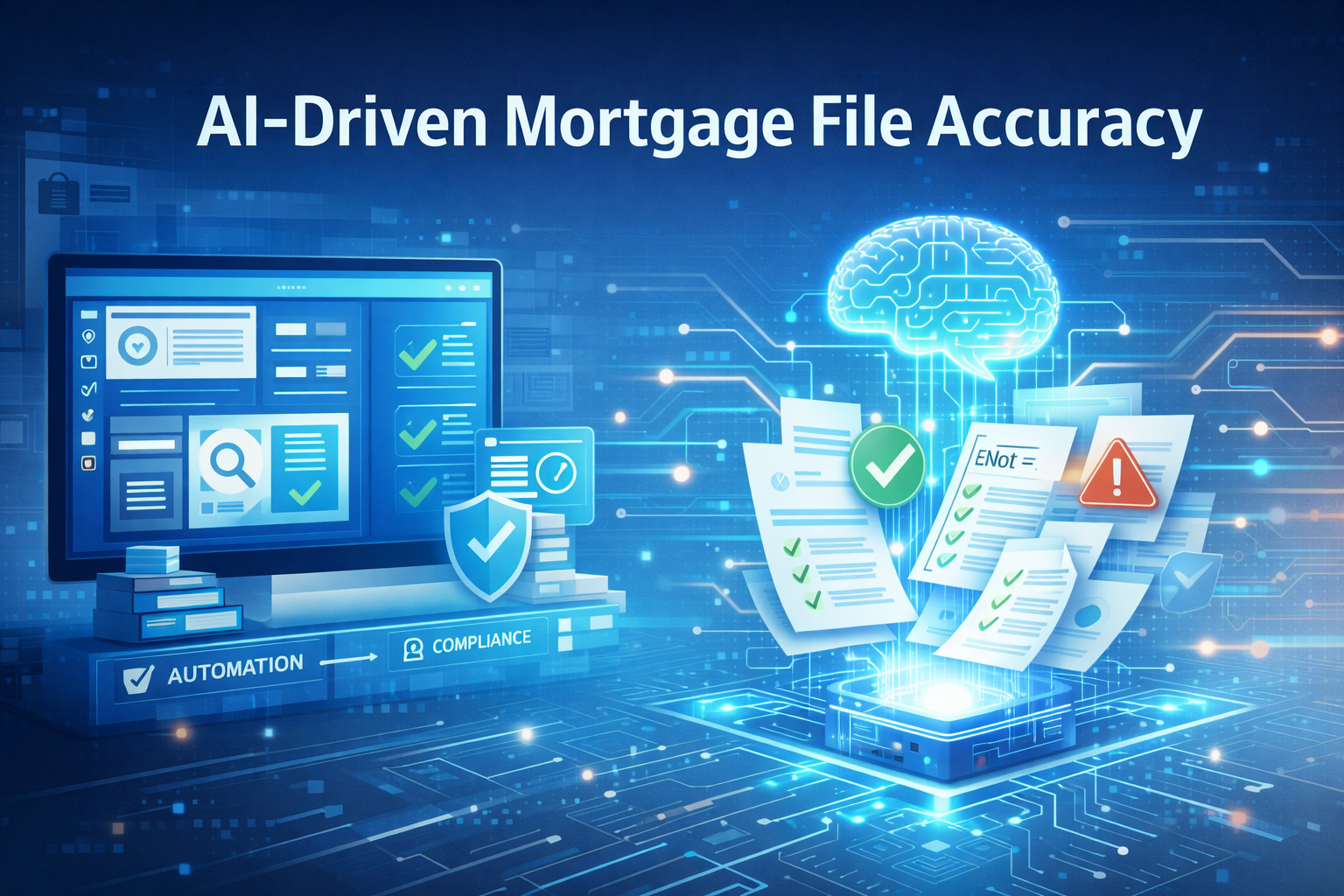 AI-Driven Mortgage File Accuracy for Lower Defects