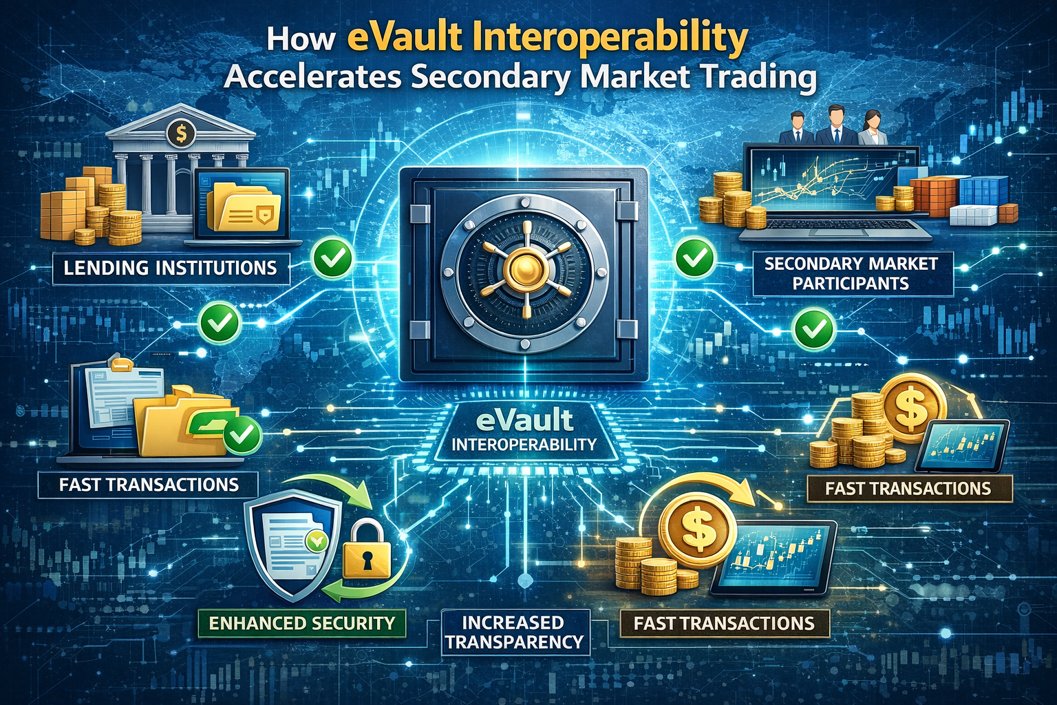How eVault Interoperability Accelerates Secondary Market Trading