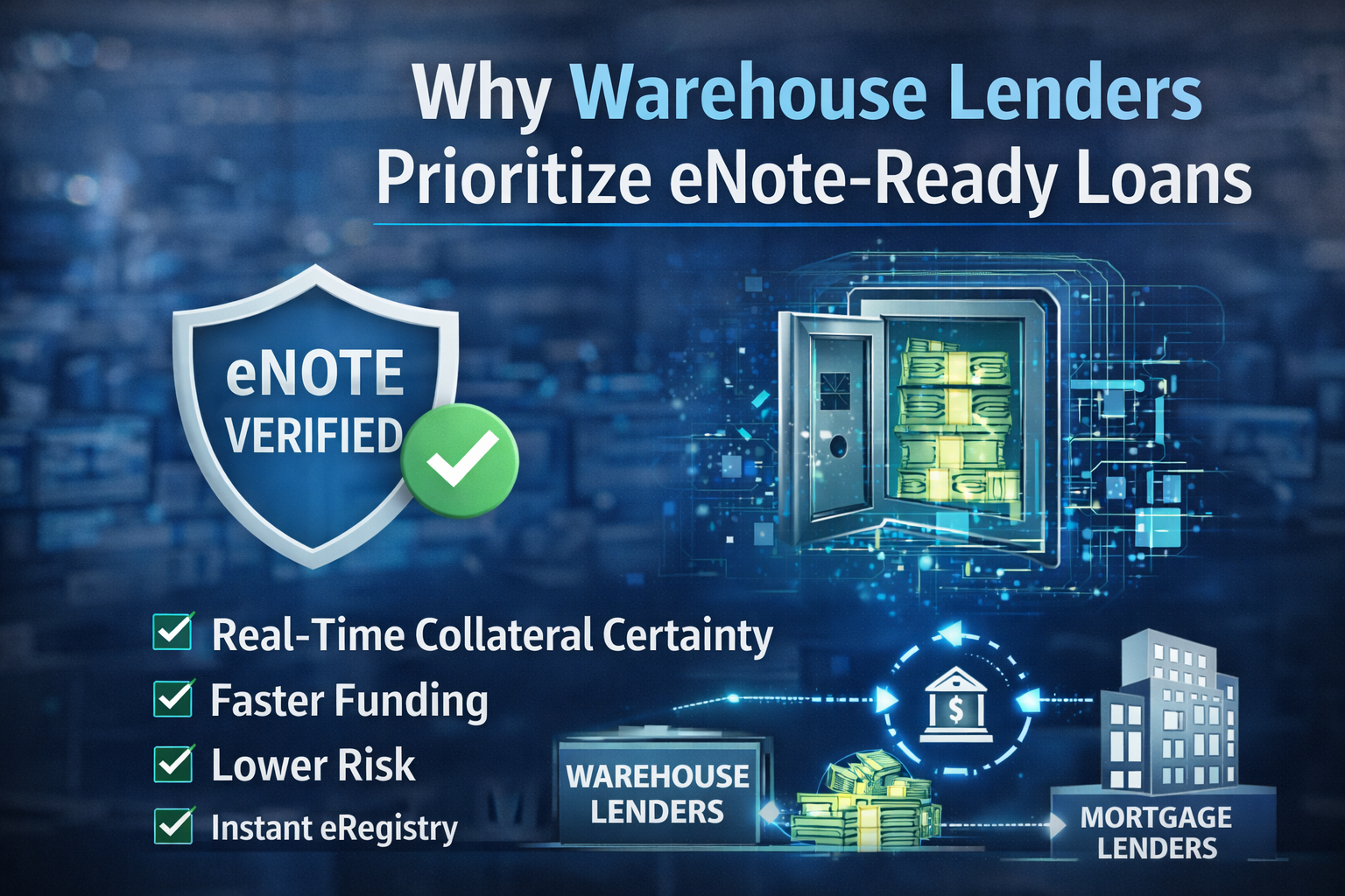 Why Warehouse Lenders Prioritize eNote-Ready Loans