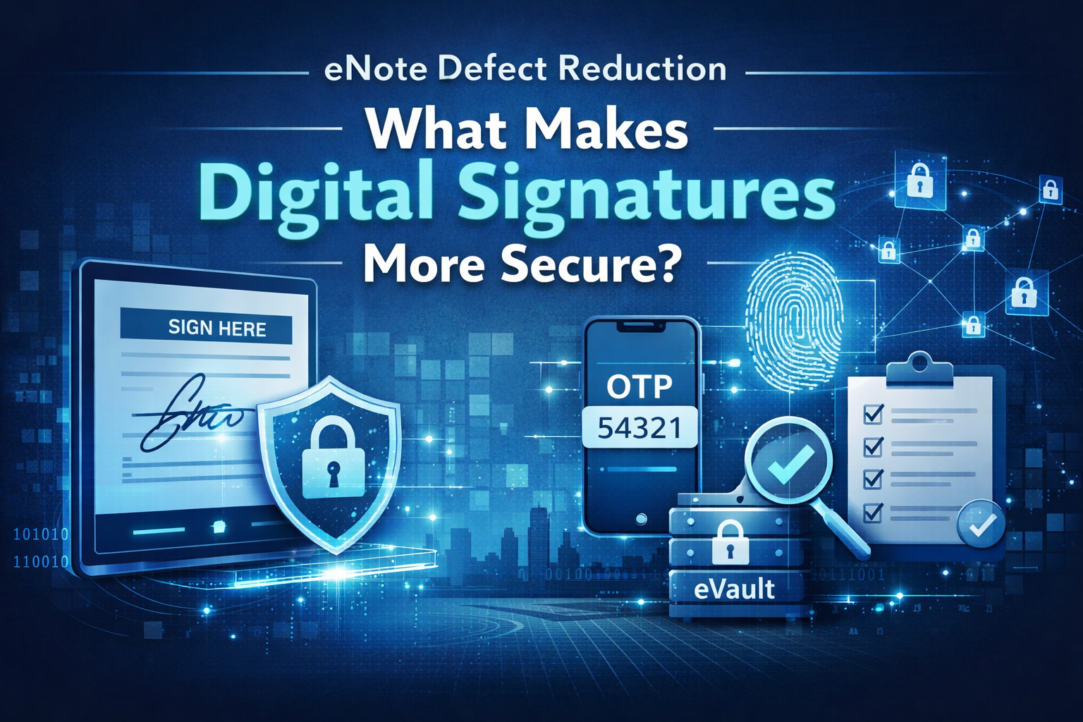 eNote Defect Reduction: What Makes Digital Signatures More Secure?