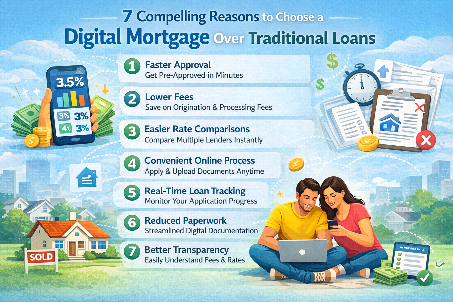 7 Compelling Reasons to Choose a Digital Mortgage Over Traditional Loans