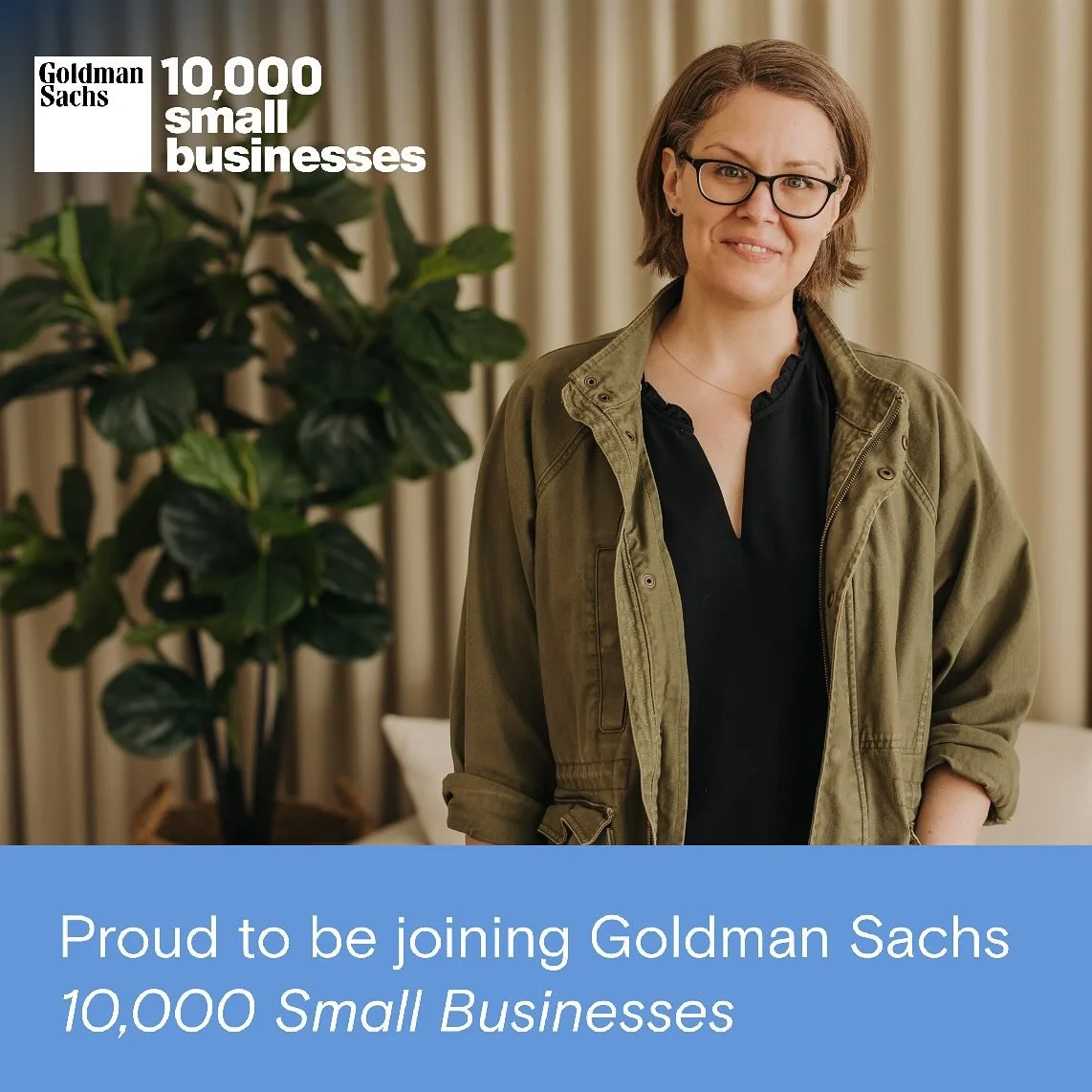 Check it out! 🎉 I&rsquo;ve been accepted into the @goldmansachs 10,000 Small Businesses Program! I&rsquo;m eager to dig into developing the structure of this company while connecting with fellow small business folks right here in central Ohio. 🤍

I