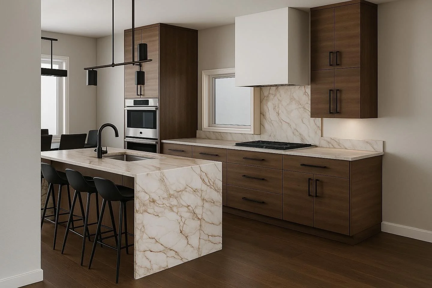 Working on something fun with my pals @ro3llc ✨

Contemporary kitchen coming this winter. 

How meaningful would it be to see your renovation before swinging a hammer? Or to price out every material and labor cost before demo? We provide our clients 