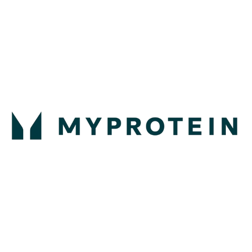 MyProtein logo with stylized leaf and text