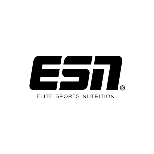 ESPN Elite Sports Nutrition logo in black and white.