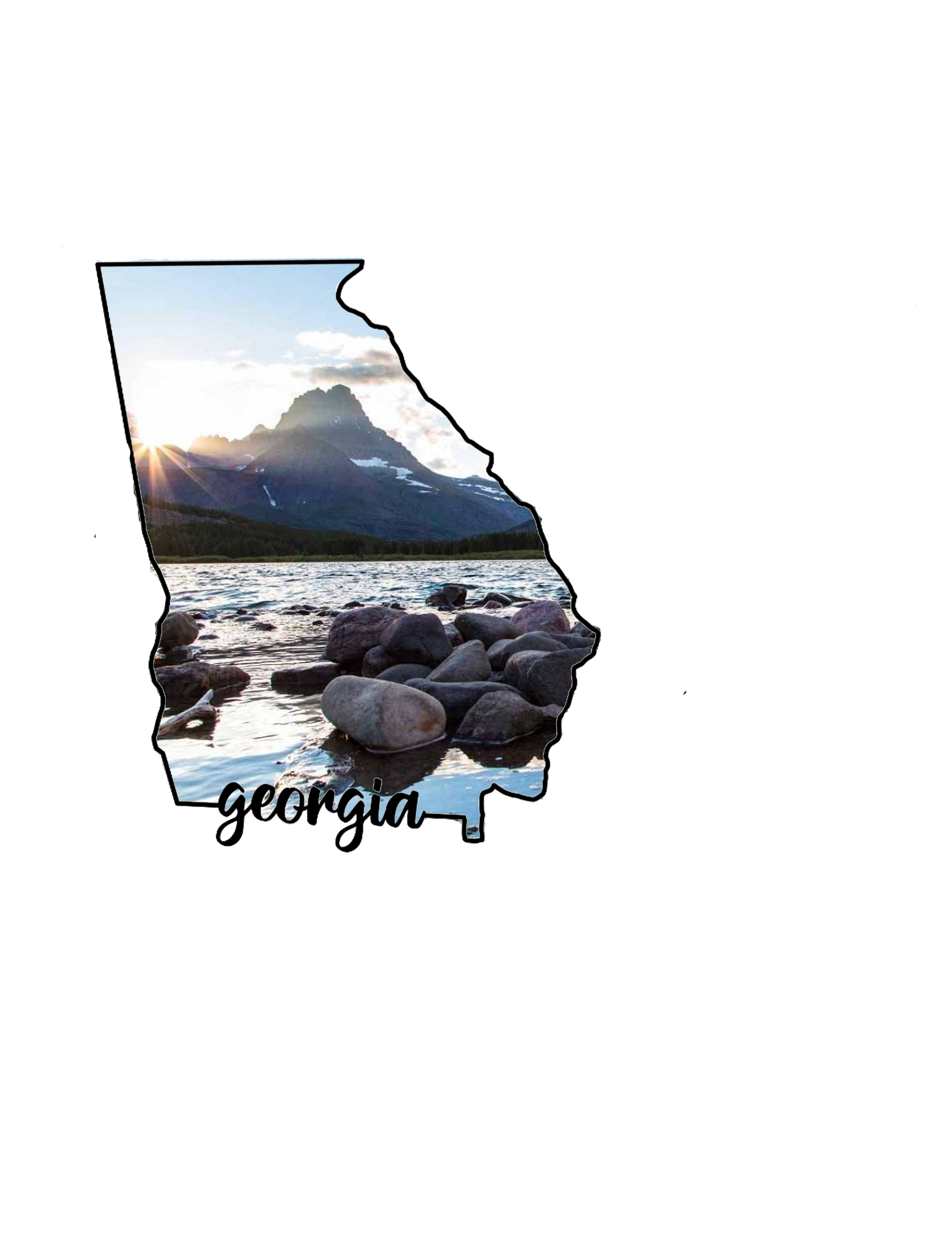 GA CA Sunset Sticker .png