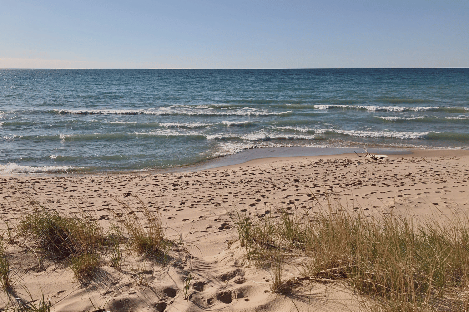 Lake Michigan shot by Kimberly during a summer camping trip at Nordhouse Dunes, just outside of Ludington and Manistee.