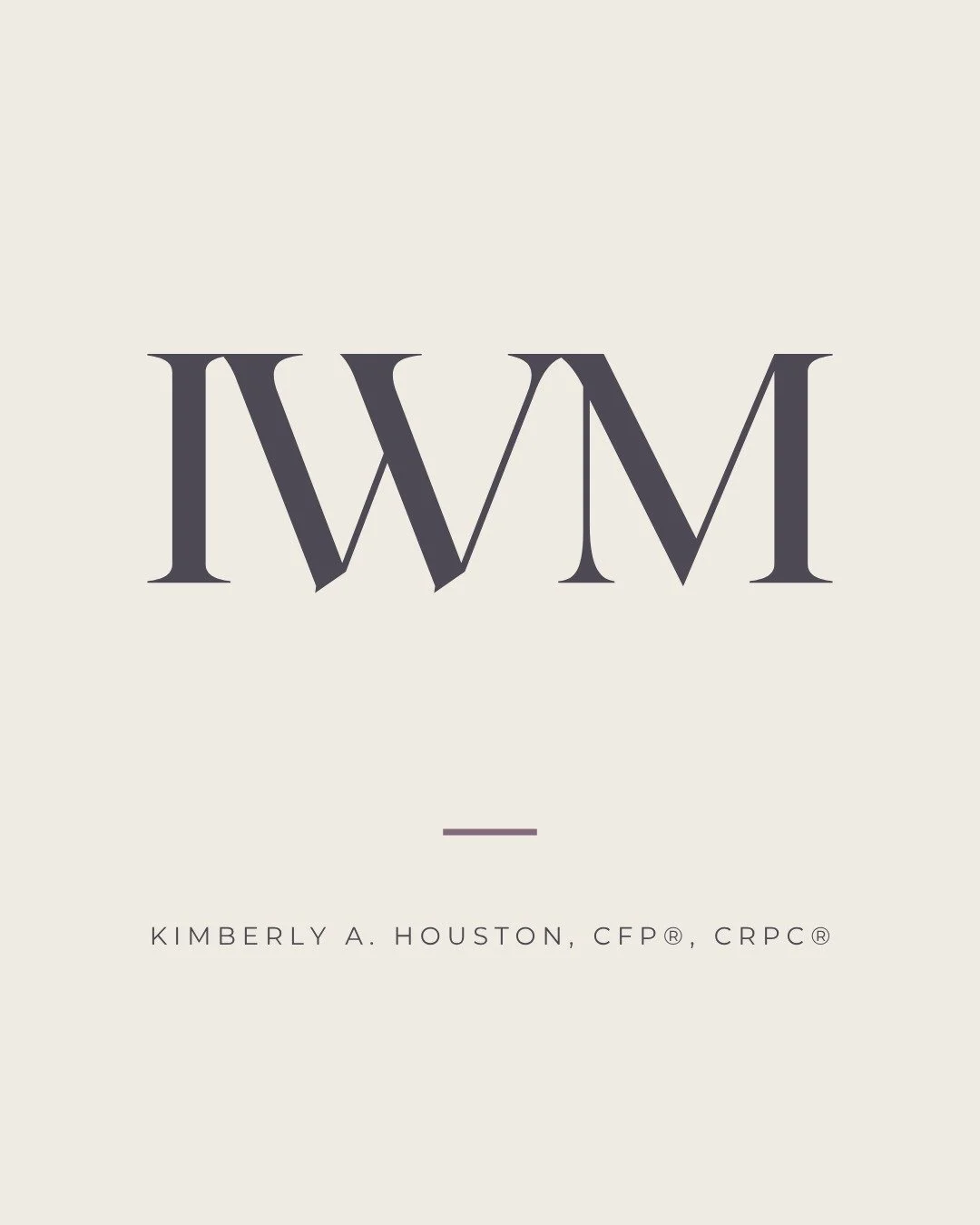Meet the initials behind Innermost Wealth Management: IWM 🙌✨

This brand was built with intention: refined, grounded, and quietly confident. Just like the planning process I lead.

IWM exists for the moments that shape your future.

Rooted in expert