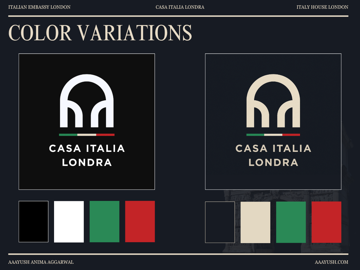 Shortlisted Logo by Italian Embassy
