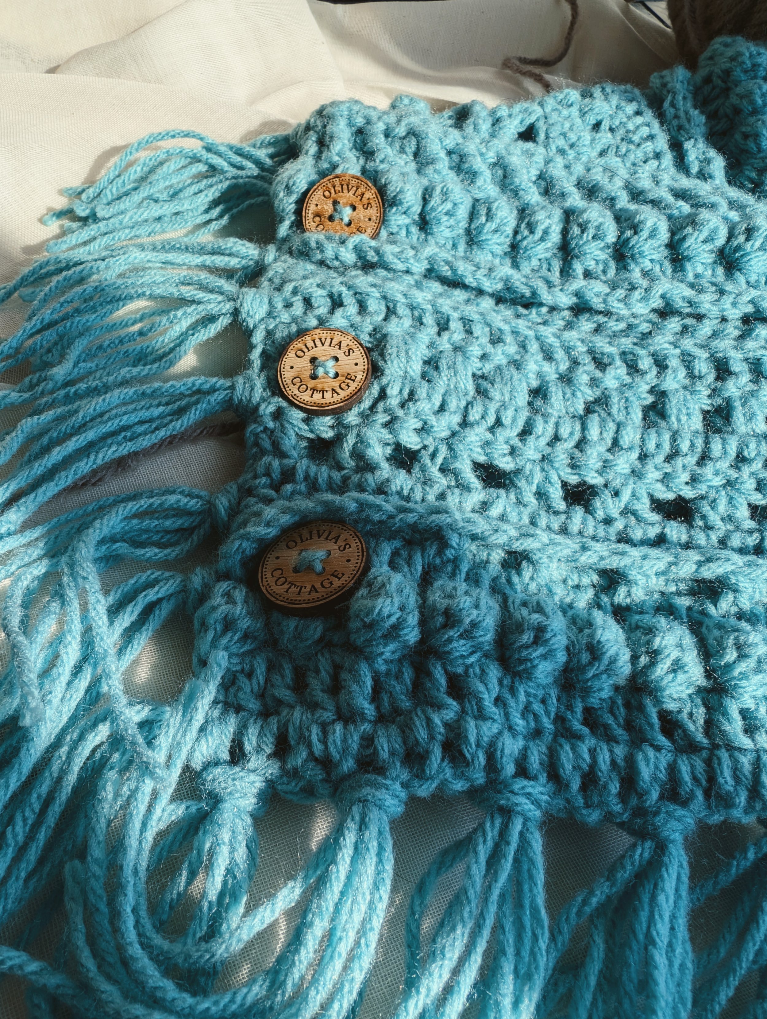 boho childrens cowl