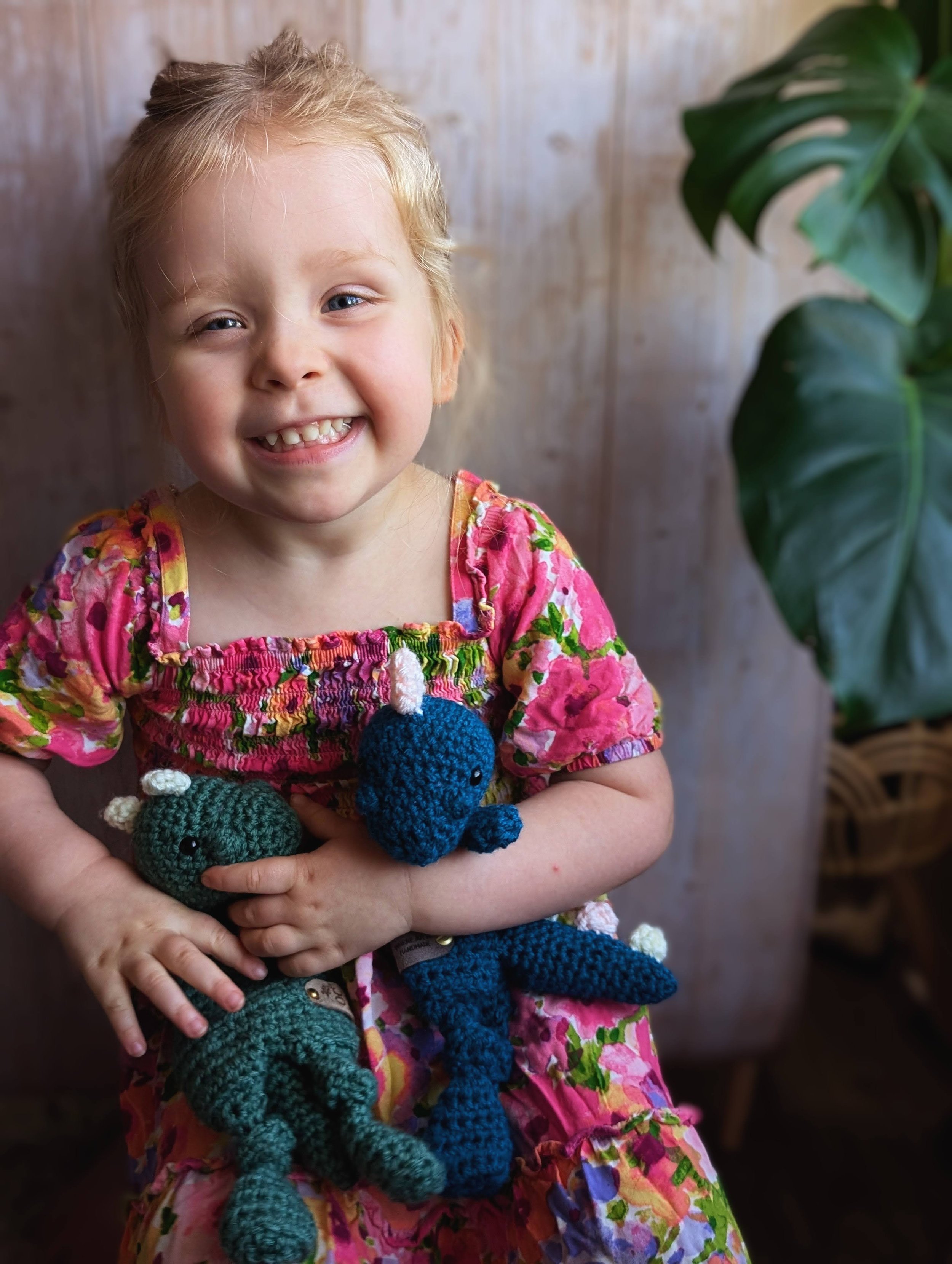 handmade knotted lovey