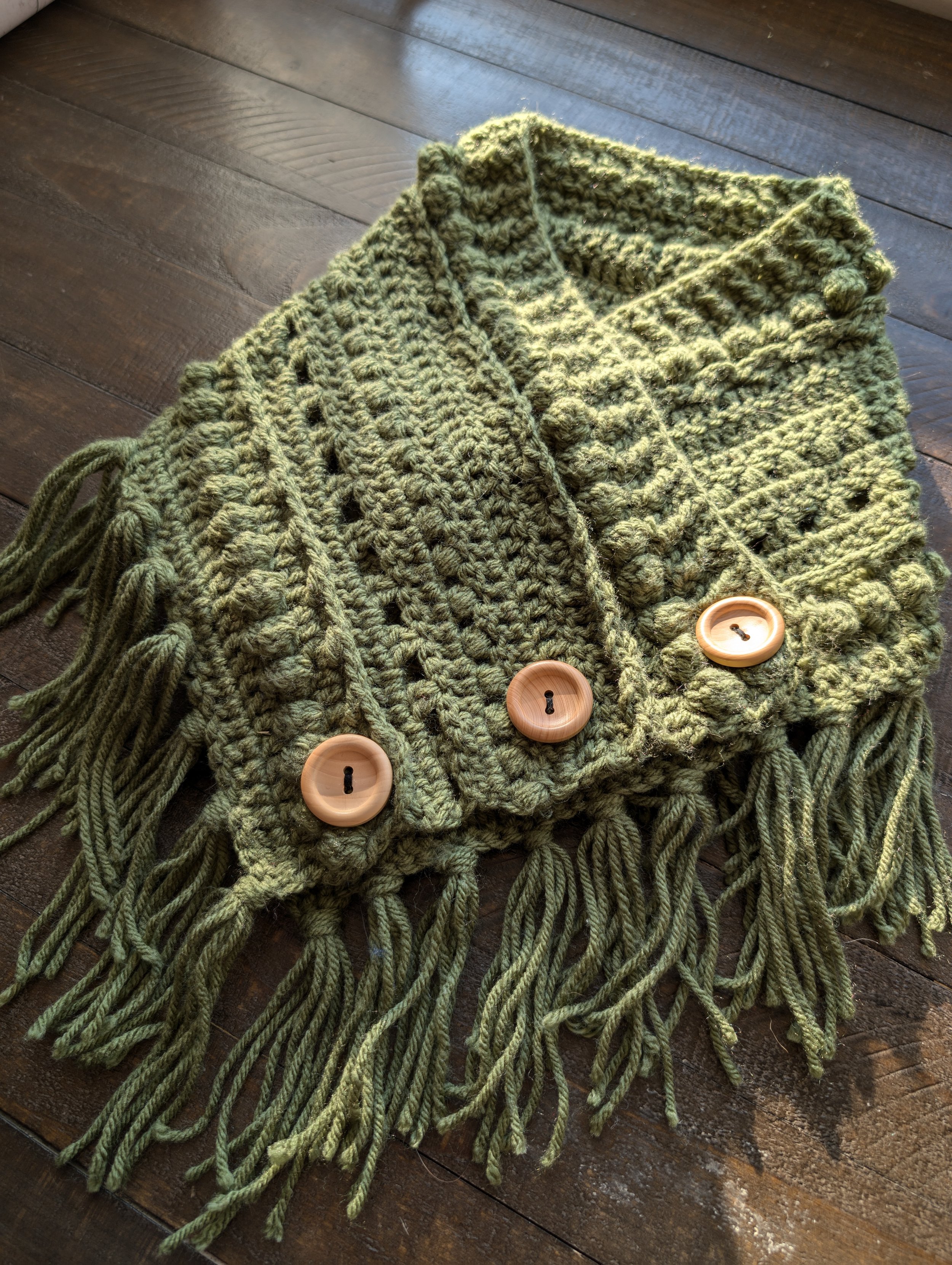 boho crochet cowl