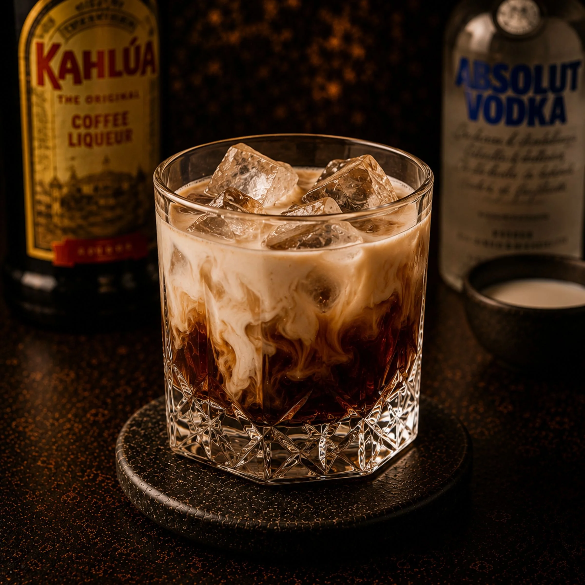 White Russian cocktail