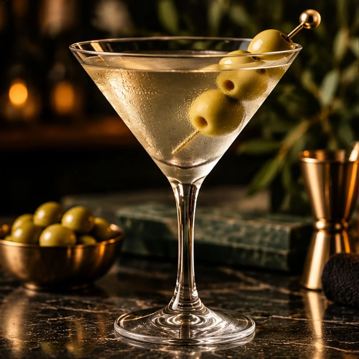 Dirty Martini cocktail