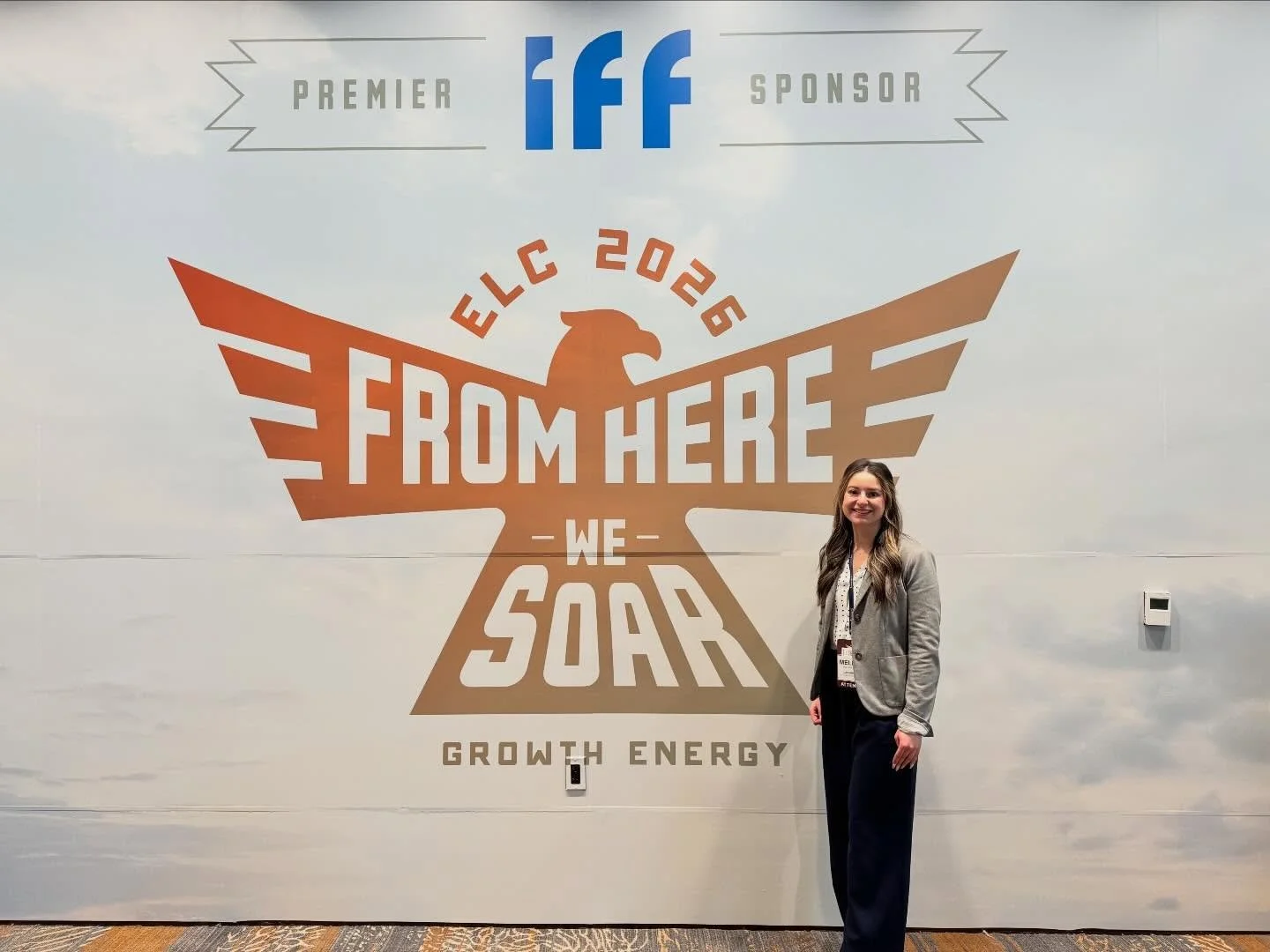 Account Supervisor Melinda Mesibov is in Phoenix, seeing our creative efforts come to life with one of our Washington D.C. clients, Houston Ruck and Growth Energy. It&rsquo;s our 15th year of helping them get their annual conference off the ground. H