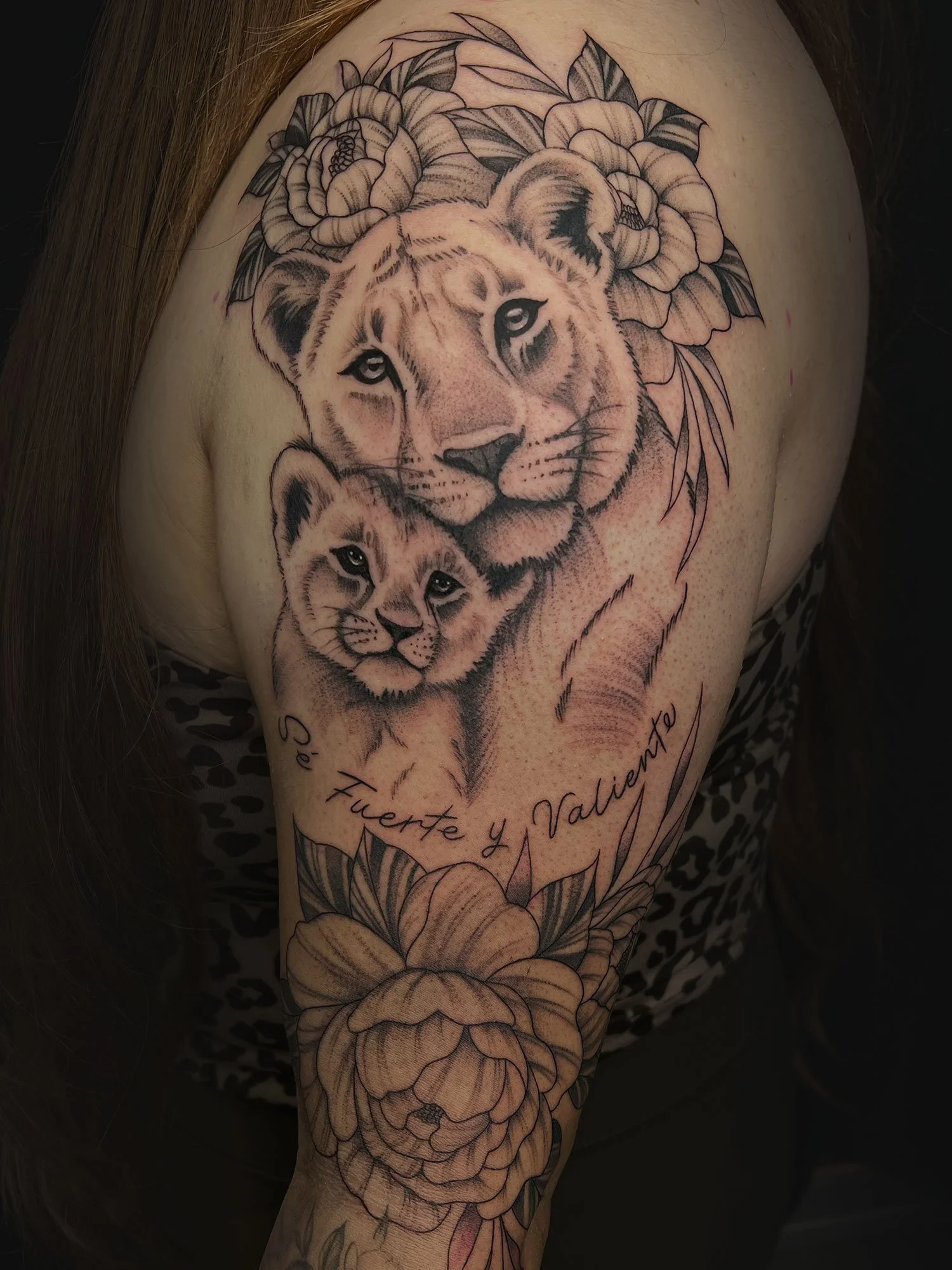 elizagreed-san-diego-black-grey-fineline-butterfly-floral-lioness-cub-peonies-tattoo.jpg