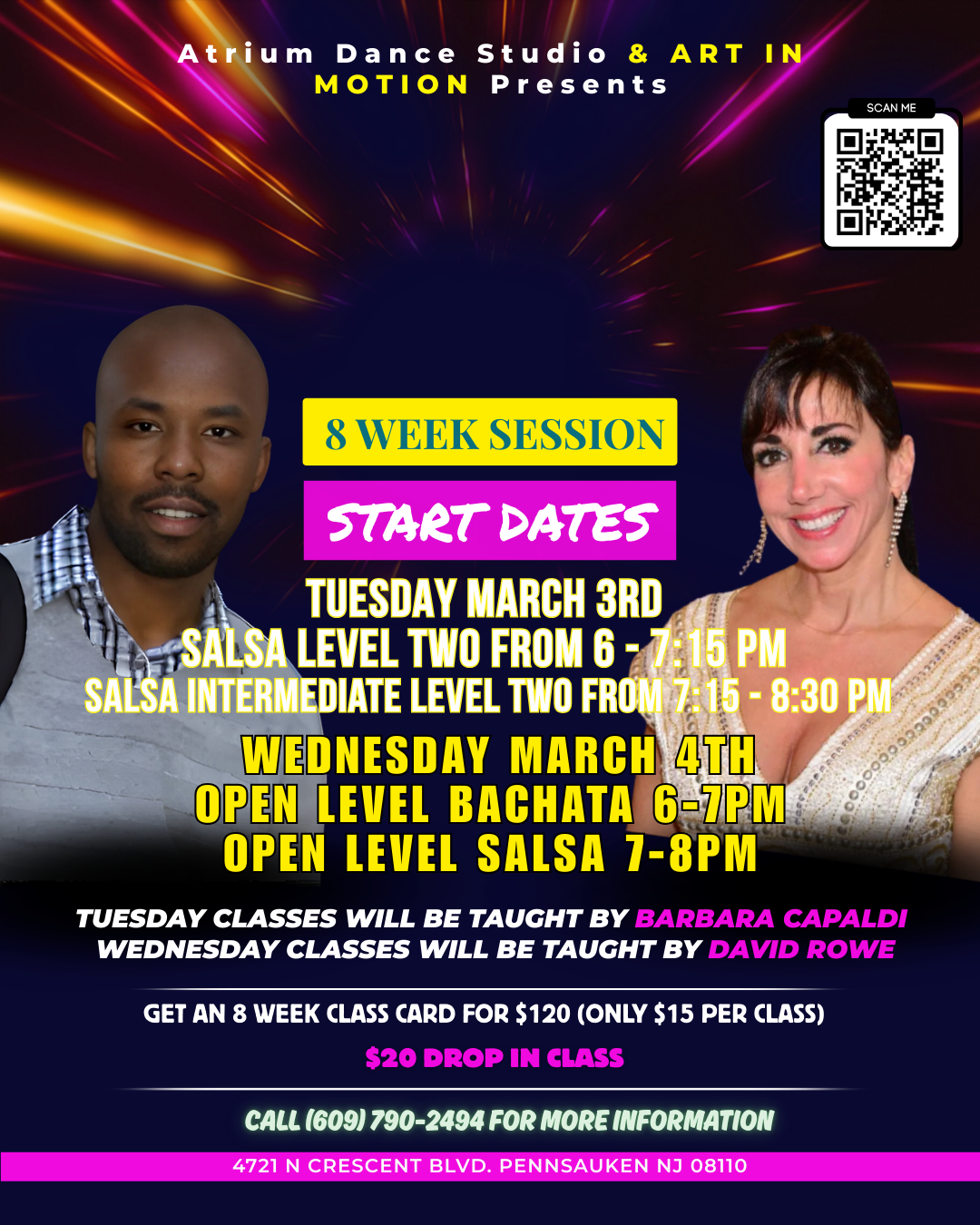 8 Week Dance Session at the Atrium Dance Studio