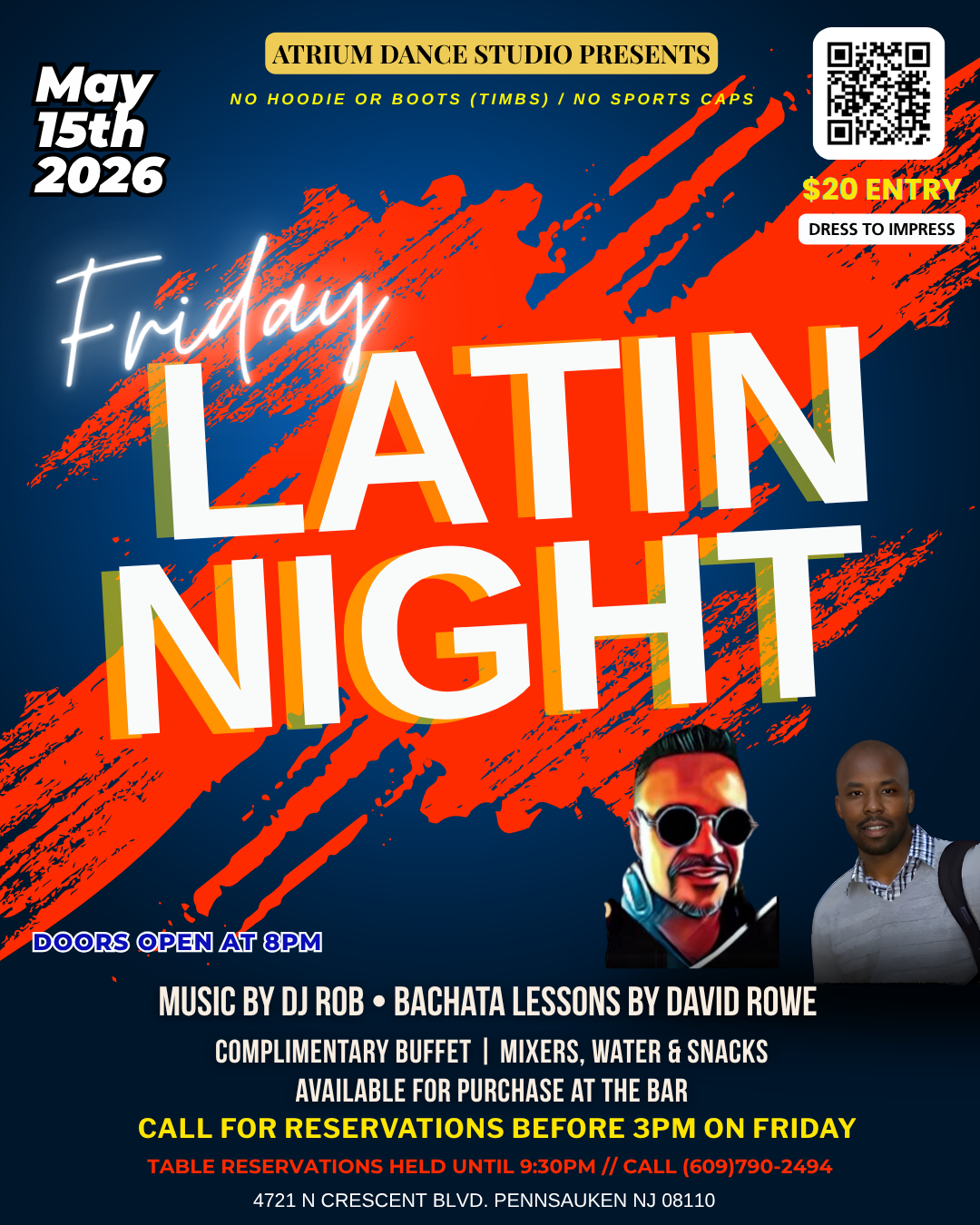 Latin Night Friday: Salsa Class & DJ Rob—Your No-Excuses Night Out 💃🔥