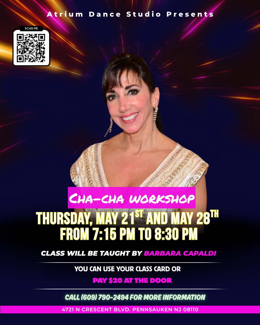 Cha-Cha Workshop at Atrium Dance Studio